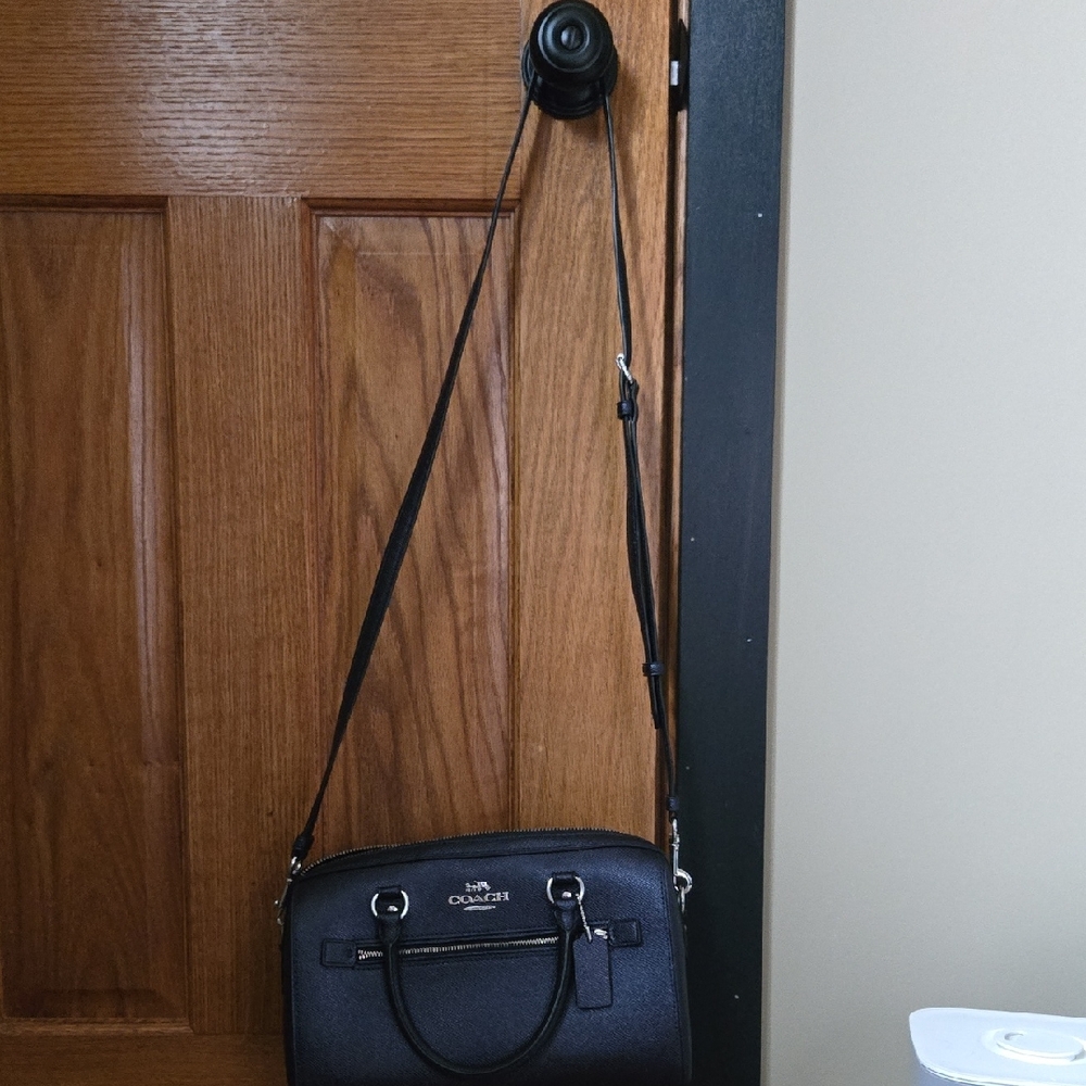 Coach Blue Leather Shoulder Bag